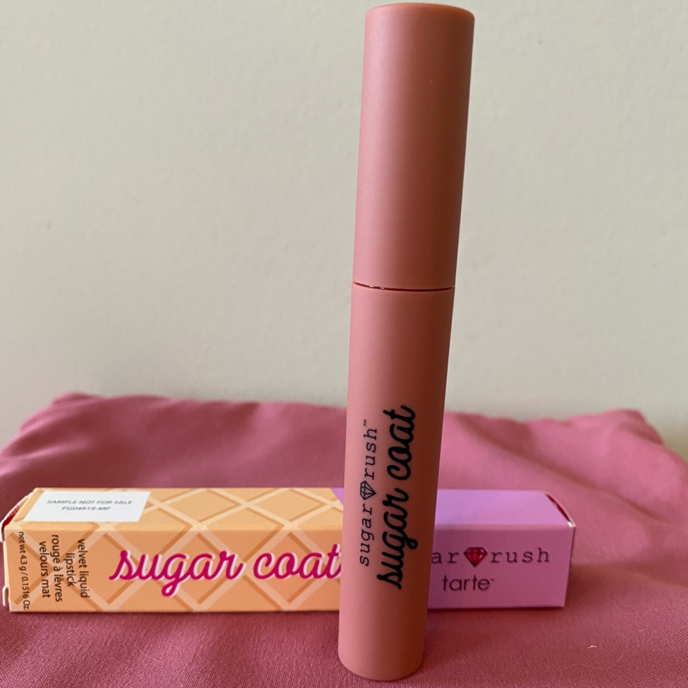 Tarte Sugar Coat velvet liquid lipstick in Cupcake